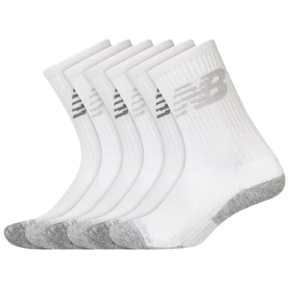 New Balance Jugend Performance Cushion Crew 6er-Pack