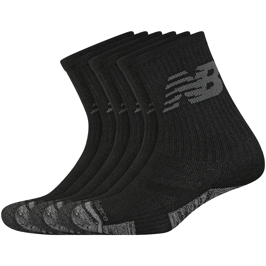 New Balance Jugend Performance Cushion Crew 6er-Pack