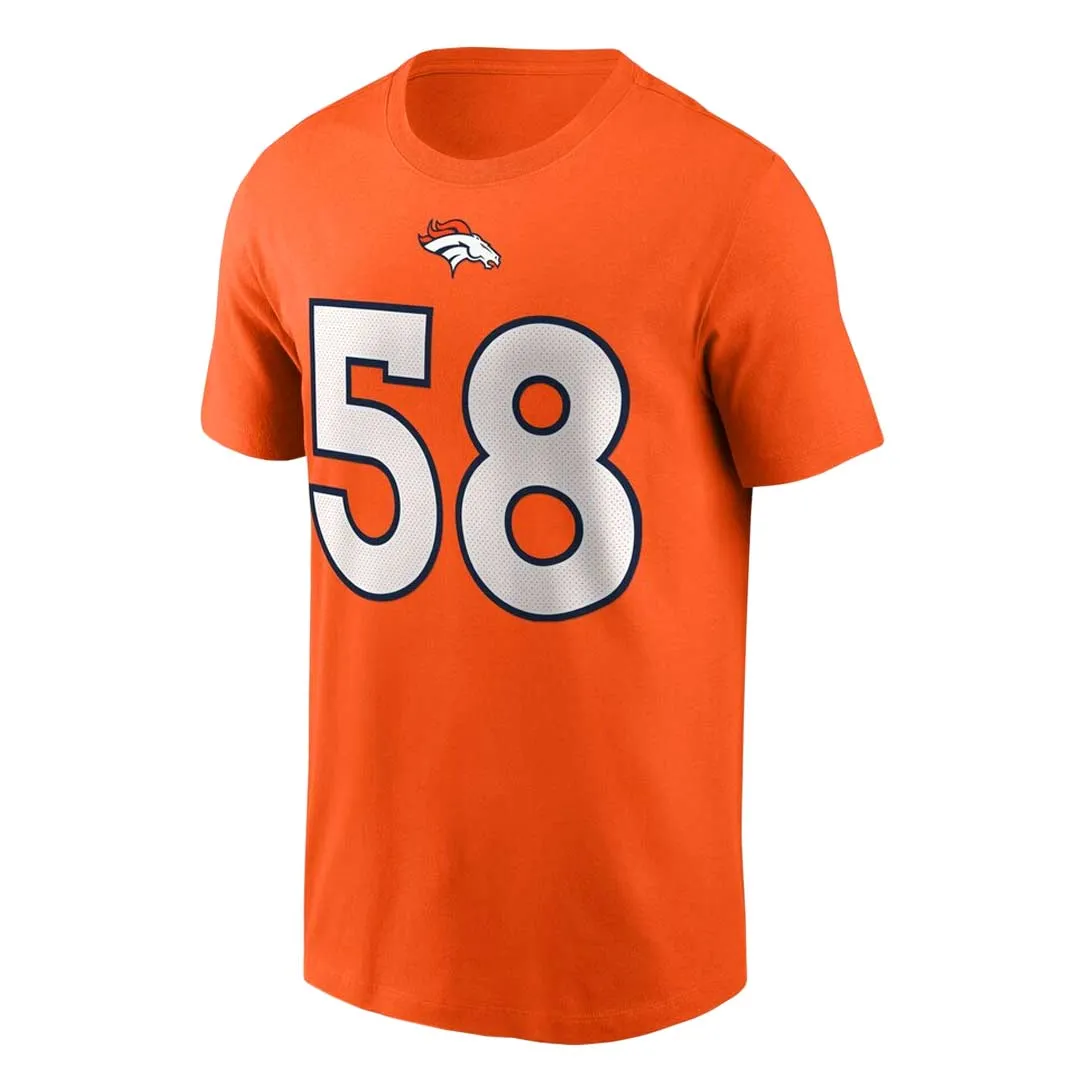NFL - Herren Denver Broncos Von Miller Jersey T-Shirt (N199 89N 8WF NAA)
