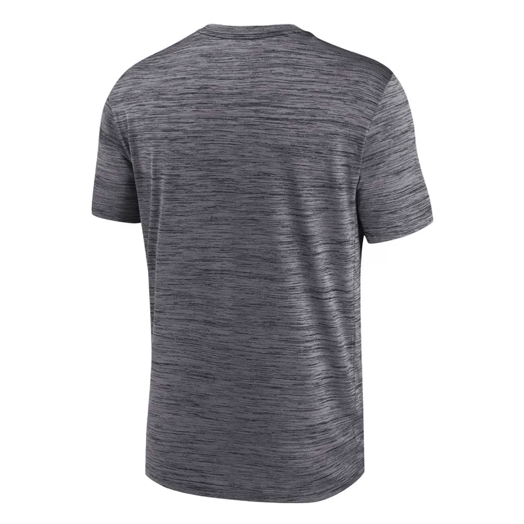 NFL - Herren Las Vegas Raiders Seitenlinie Velocity Performance Kurzarm T-Shirt (00O5 00A 8D 0BO)