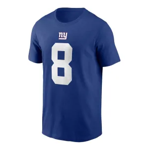 NFL - Herren New York Giants Daniel Jones Kurzarm T-Shirt (N199 4EW 8IF NAD)