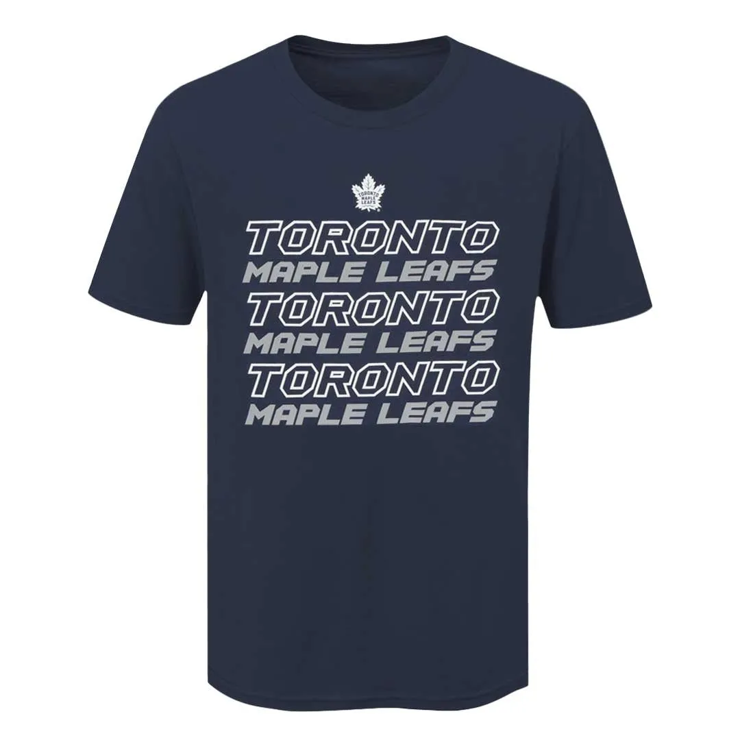 NHL - Herren Toronto Maple Leafs Wiederholungs-T-Shirt (NHXX2HUMSC3A1PB 41NVY)