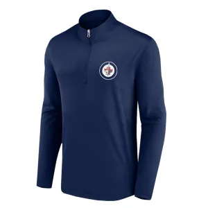 NHL - Herren Winnipeg Jets Langarm 1/4-Zip (NHXX0EBMJQPP1CA 41NVY)