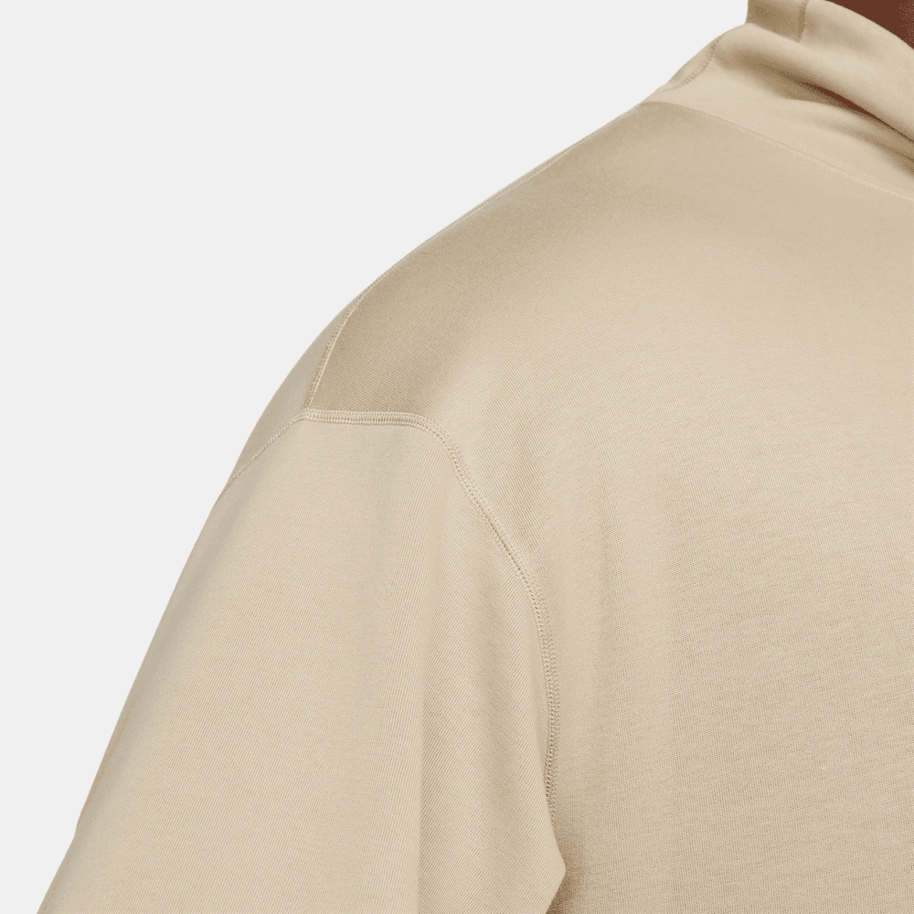 NIKE SPORTSWEAR TECH FLEECE NEU INTERPRETIERTER TURTLENECK IN KHAKI