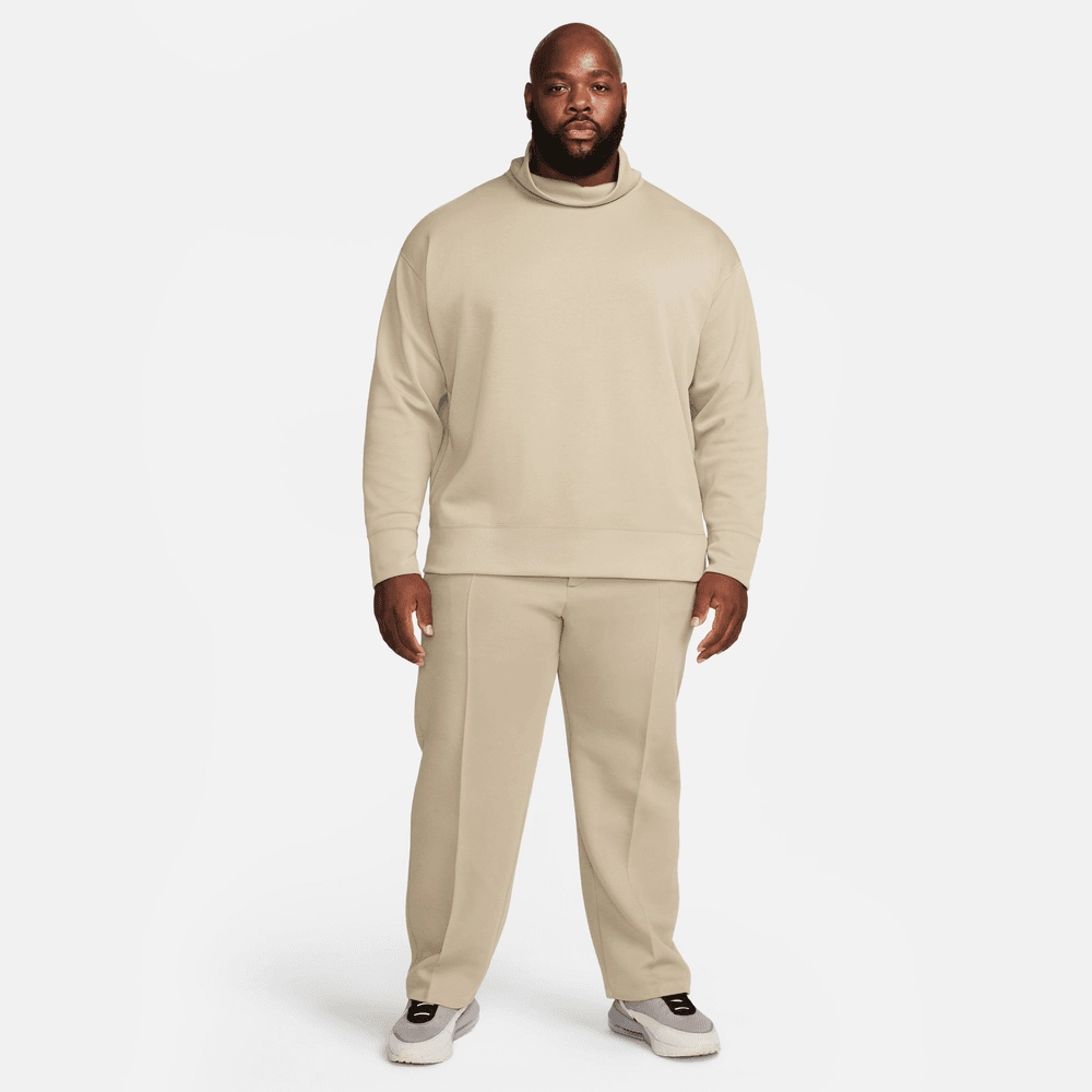 NIKE SPORTSWEAR TECH FLEECE NEU INTERPRETIERTER TURTLENECK IN KHAKI
