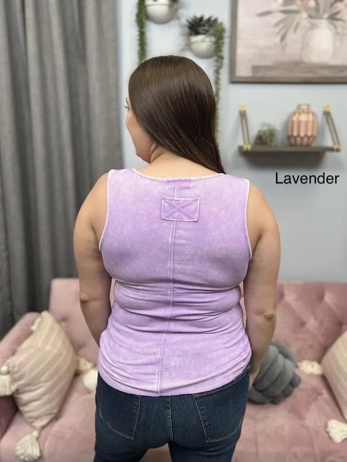 No Turnin' Back Damen-Knopfleiste mit Rohsaum Tanktop
