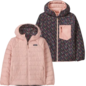 Patagonia Jugend-Reversibler Daunenpullover mit Kapuze