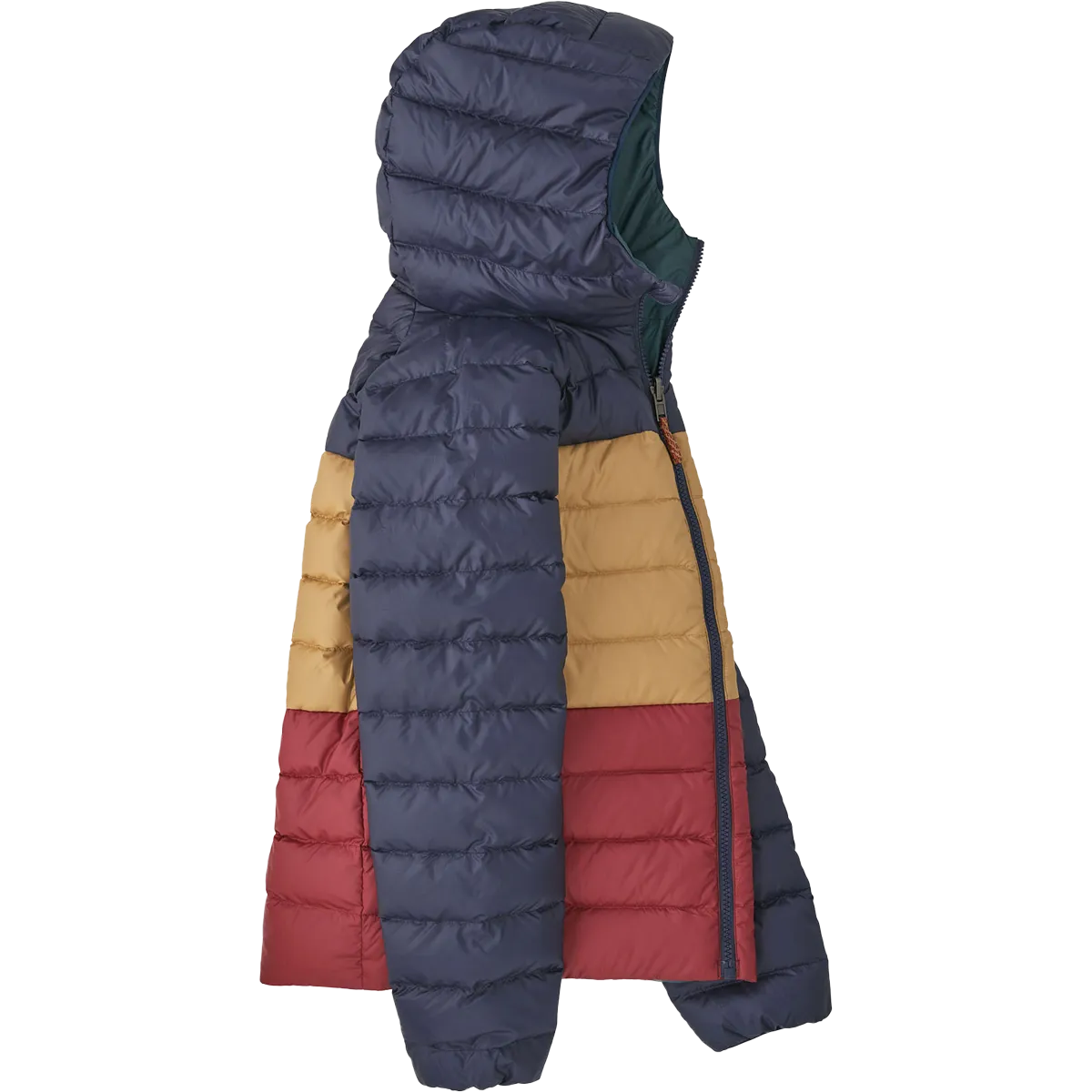 Patagonia Jugend-Reversibler Daunenpullover mit Kapuze