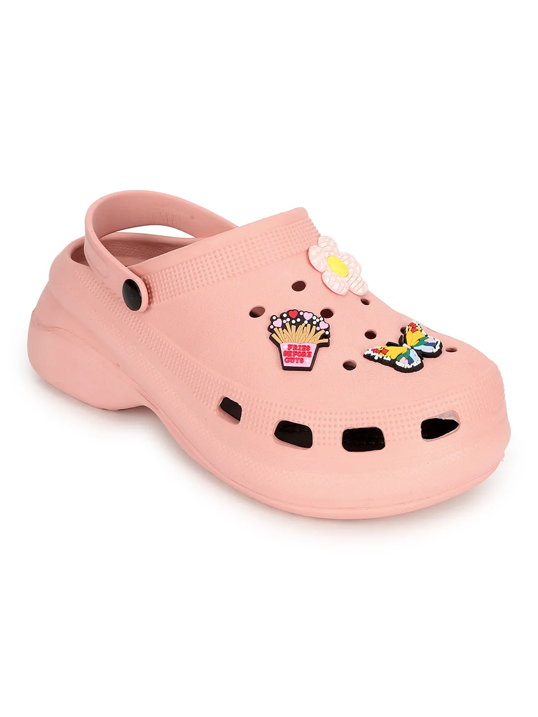 Rosa stylische Schlupf-Clogs für Damen (TC-LCLOG5-PNK)