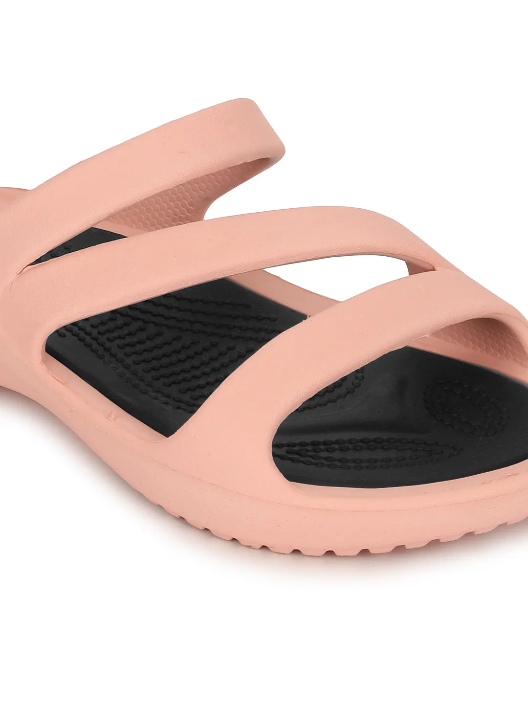 Rosa stylische Schlupfballerinas für Damen (TC-LFLAT1-PNK)