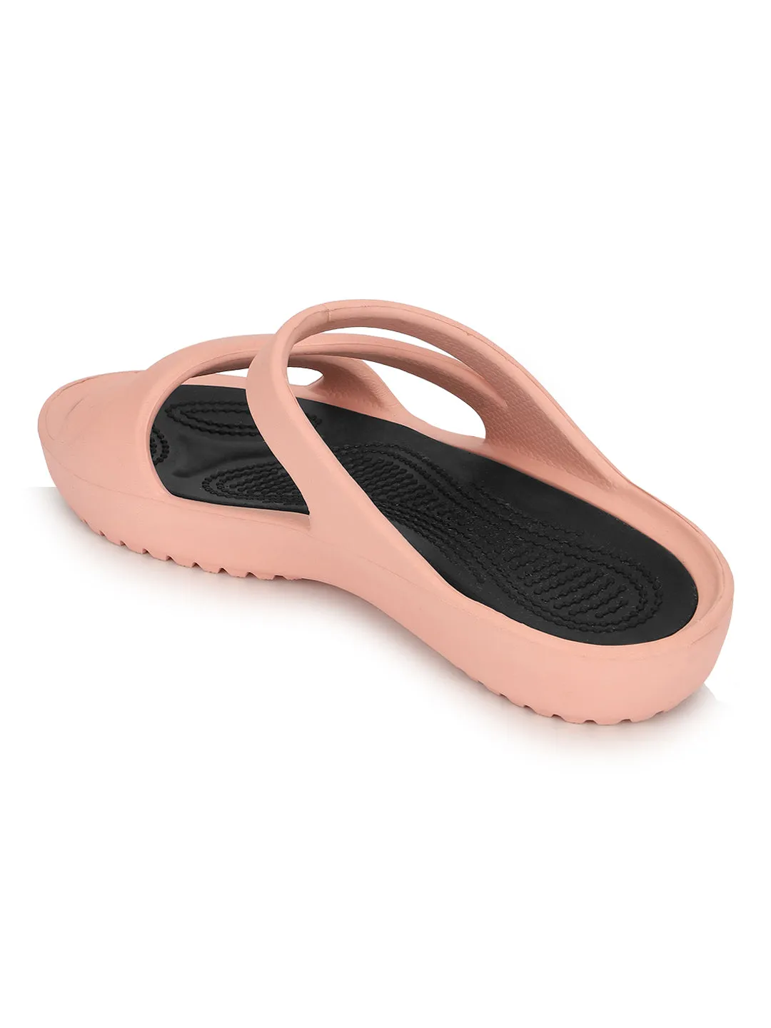 Rosa stylische Schlupfballerinas für Damen (TC-LFLAT1-PNK)