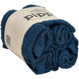 Pippi Bio-Waschlappen 4er-Pack Kleid Blau Pippi