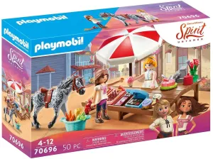Playmobil Spielzeug Playmobil DreamWorks Spirit Untamed 70696 Miradero Süßigkeitenstand, für Kinder ab 4 Jahren