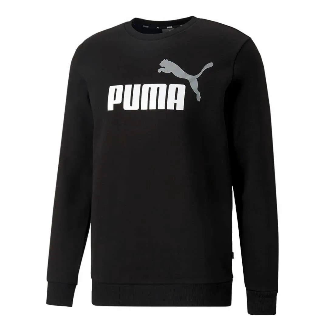 Puma - Herren Essentials 2-Farben Big Logo Rundhalspullover (586762 61)