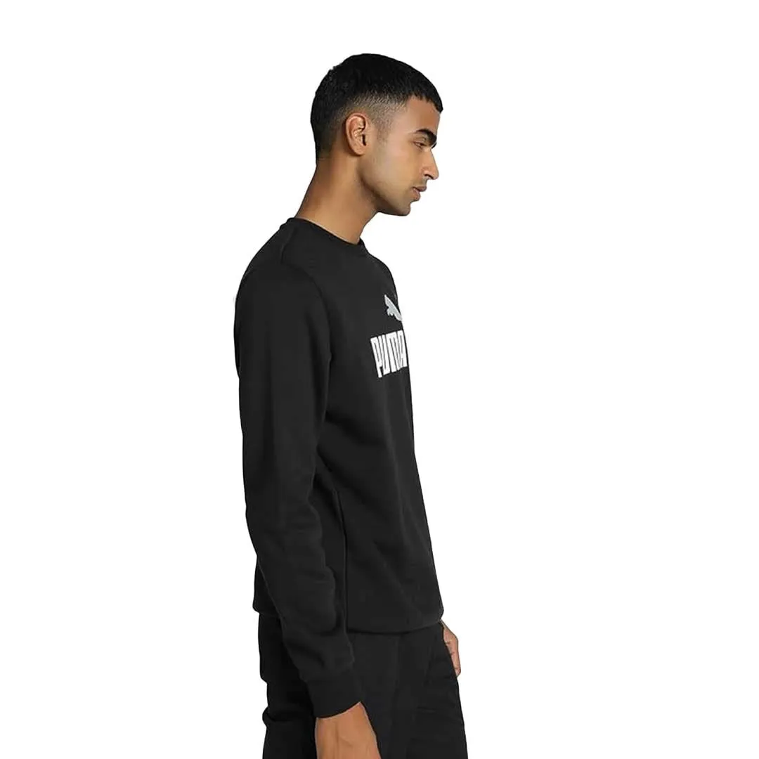 Puma - Herren Essentials 2-Farben Big Logo Rundhalspullover (586762 61)