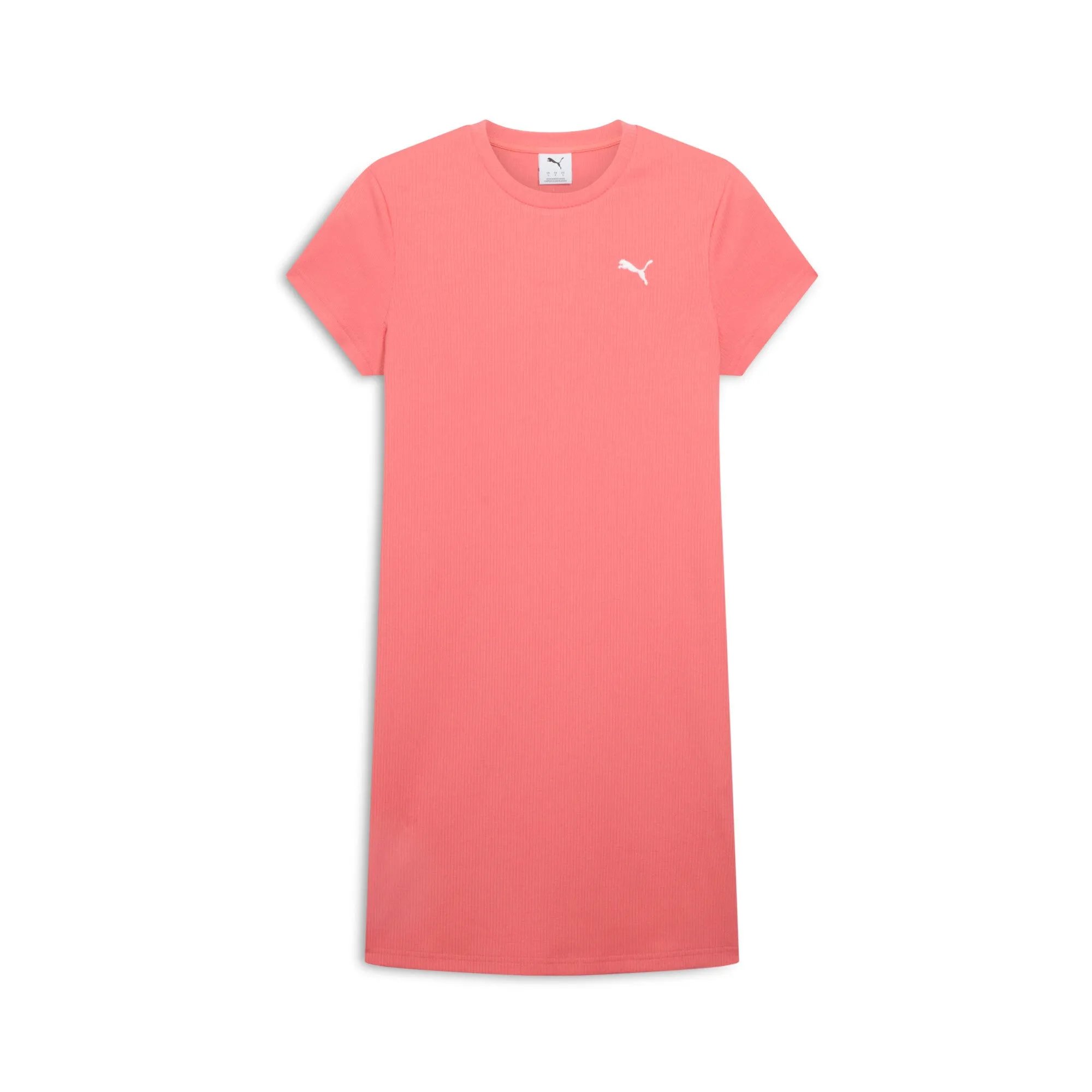 PUMA Damen ESS ELEVATED Figurbetontes Rippenkleid