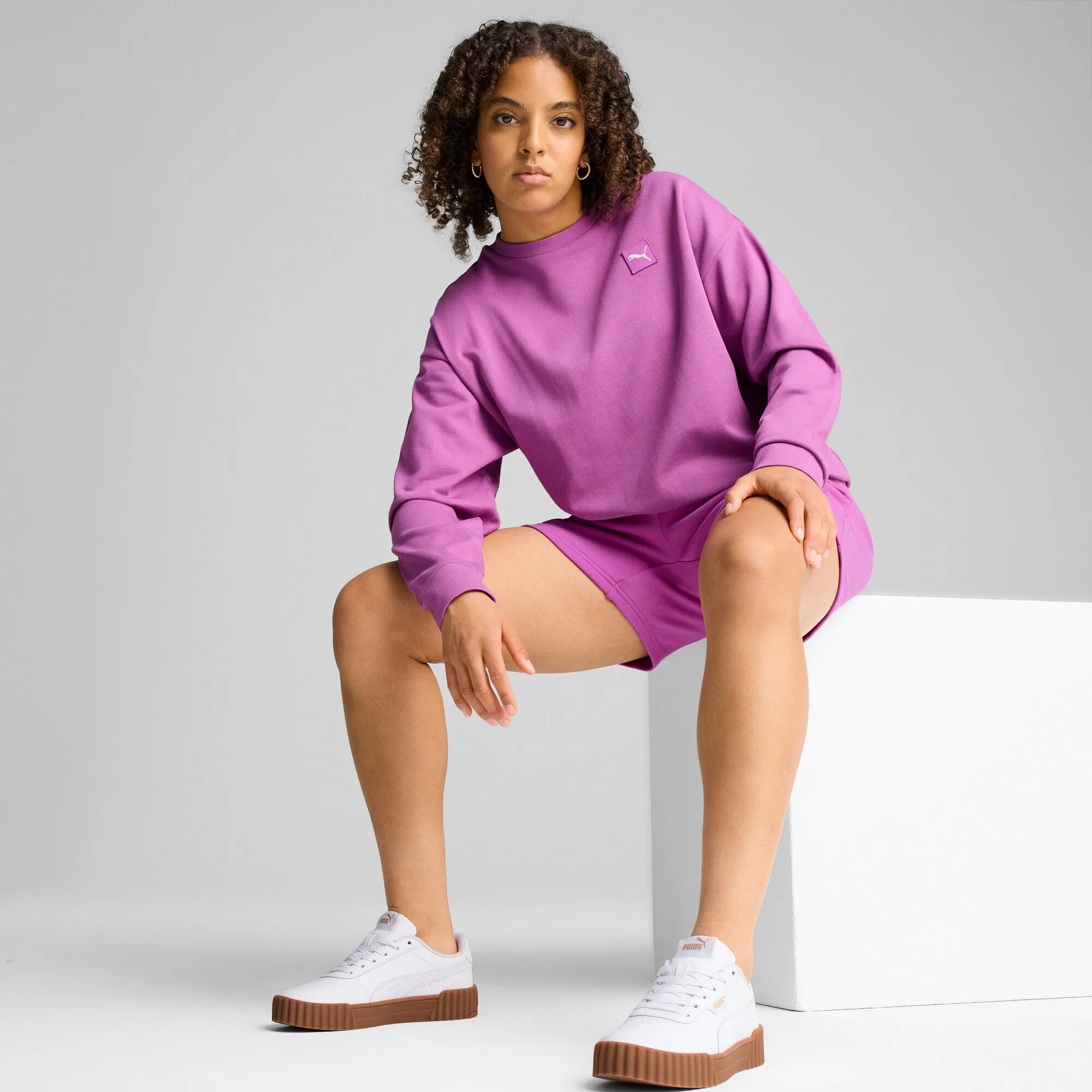 PUMA Damen ESS ELEVATED Komfort Crew
