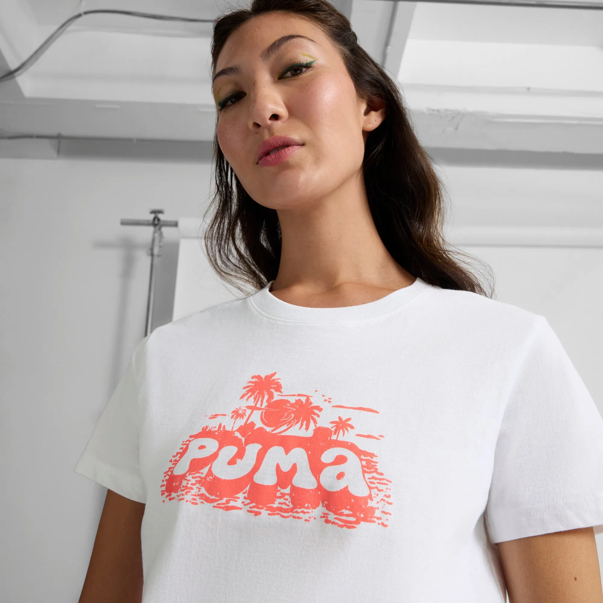 PUMA Damen GRAPHICS Sommer T-Shirt US Damen