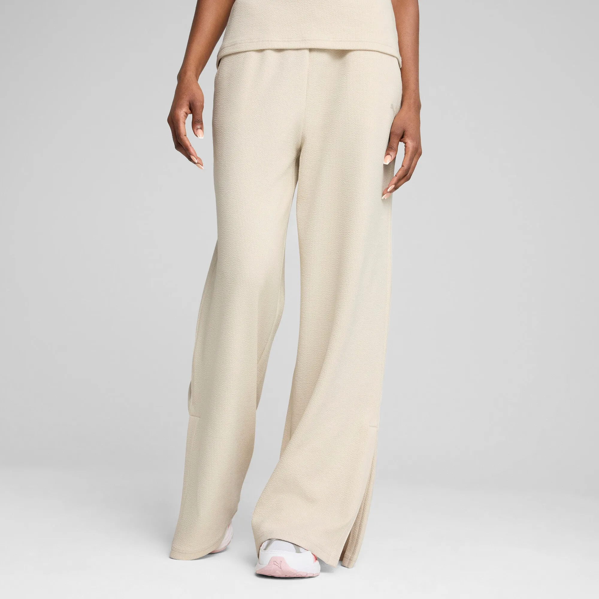 PUMA Damen HER Comfort High-Waist Straight Hose