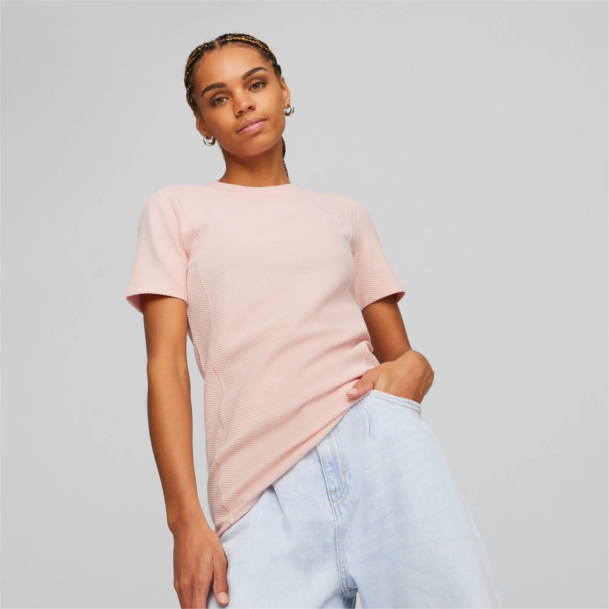 PUMA Damen Her Slim T-Shirt