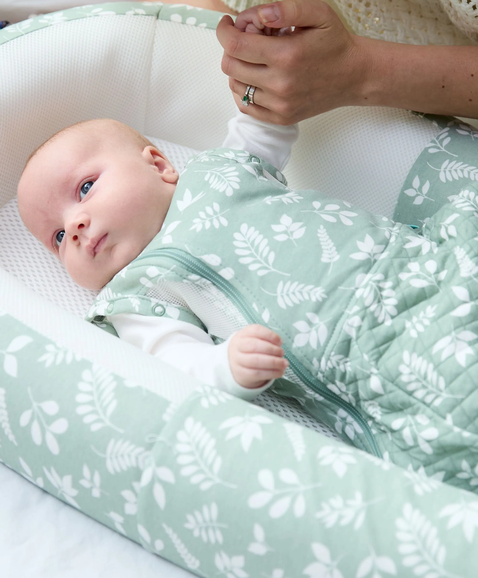 Purflo Sleep Tight Babybett - Farn