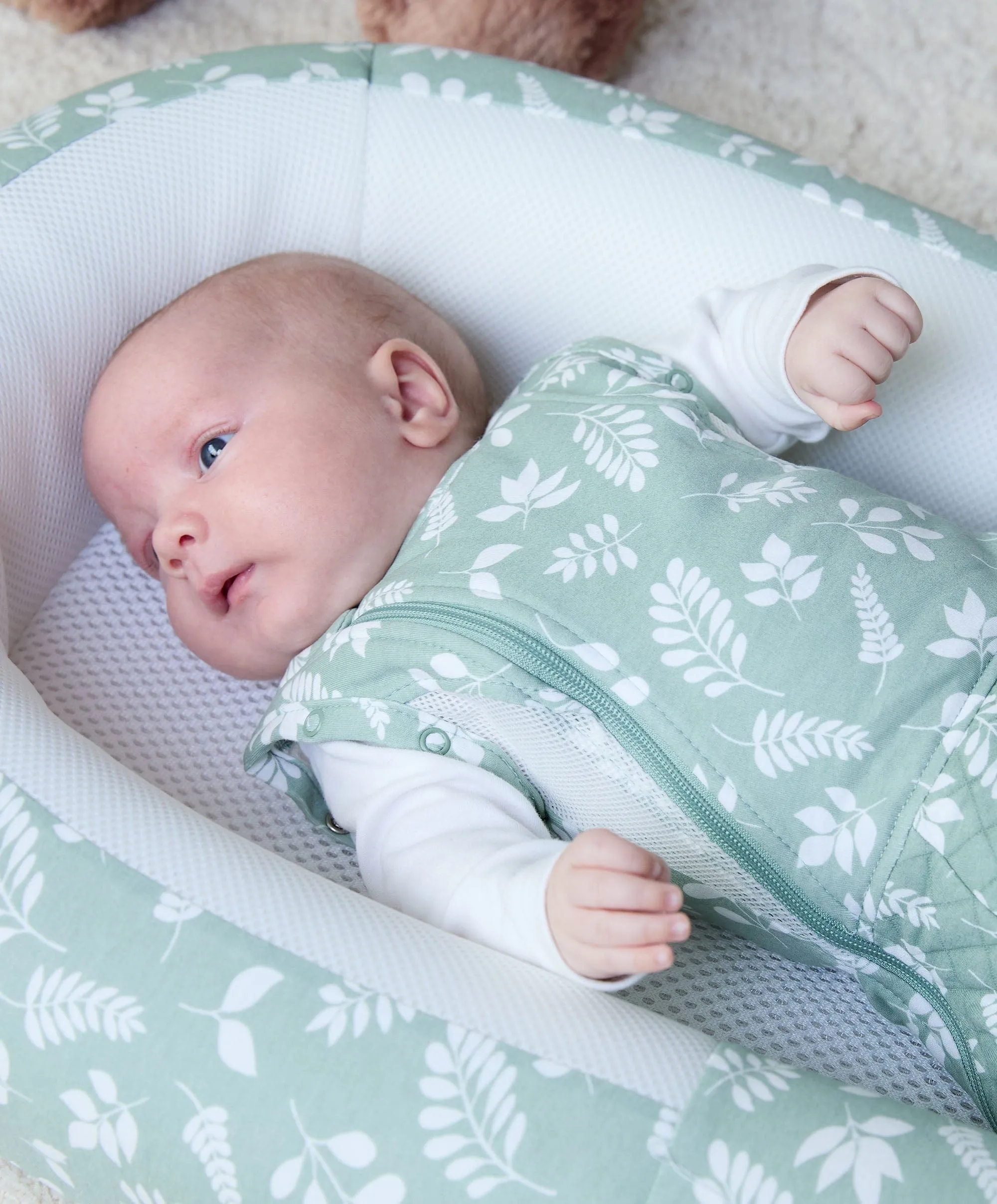 Purflo Sleep Tight Babybett - Farn