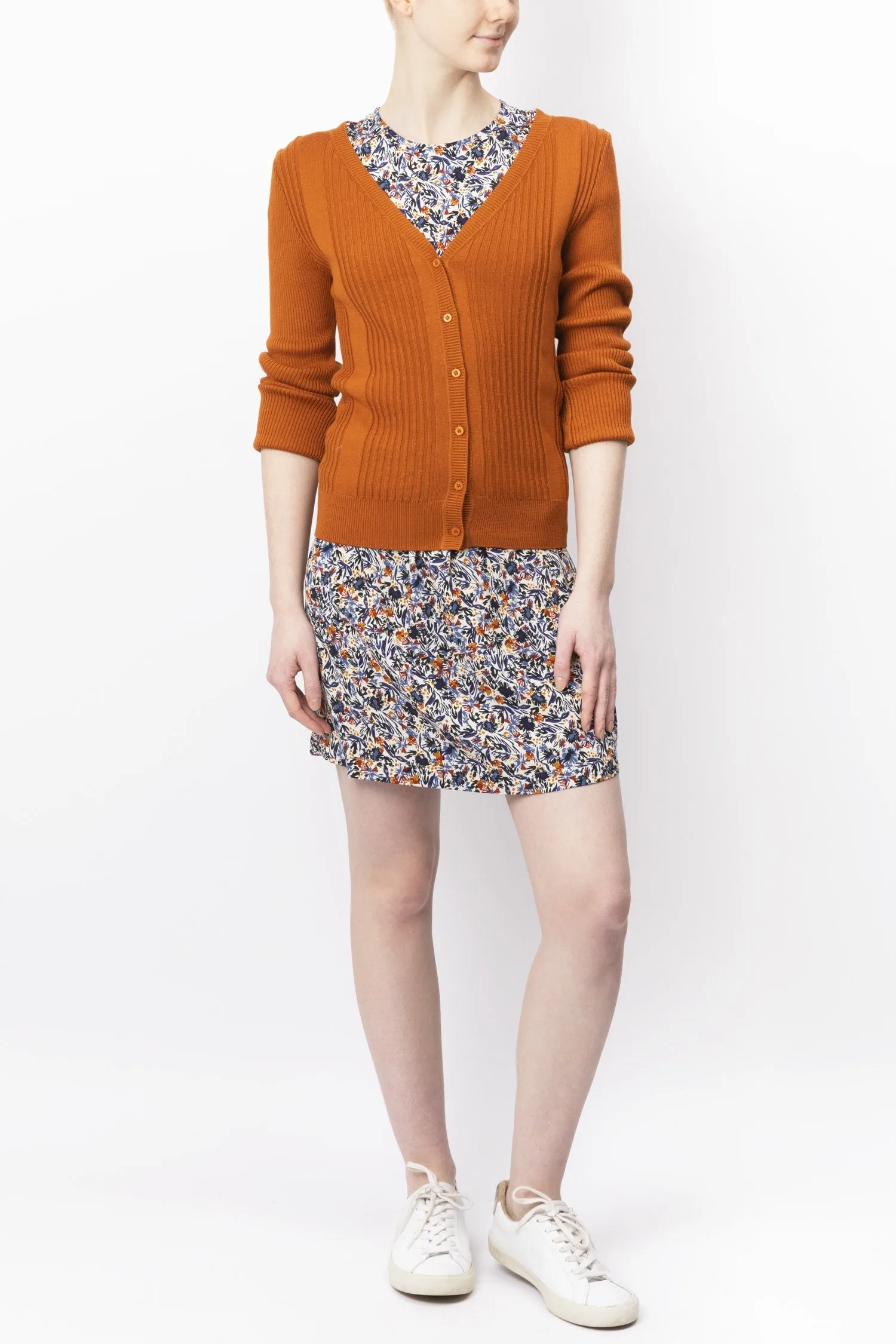 Rippenstrickcardigan