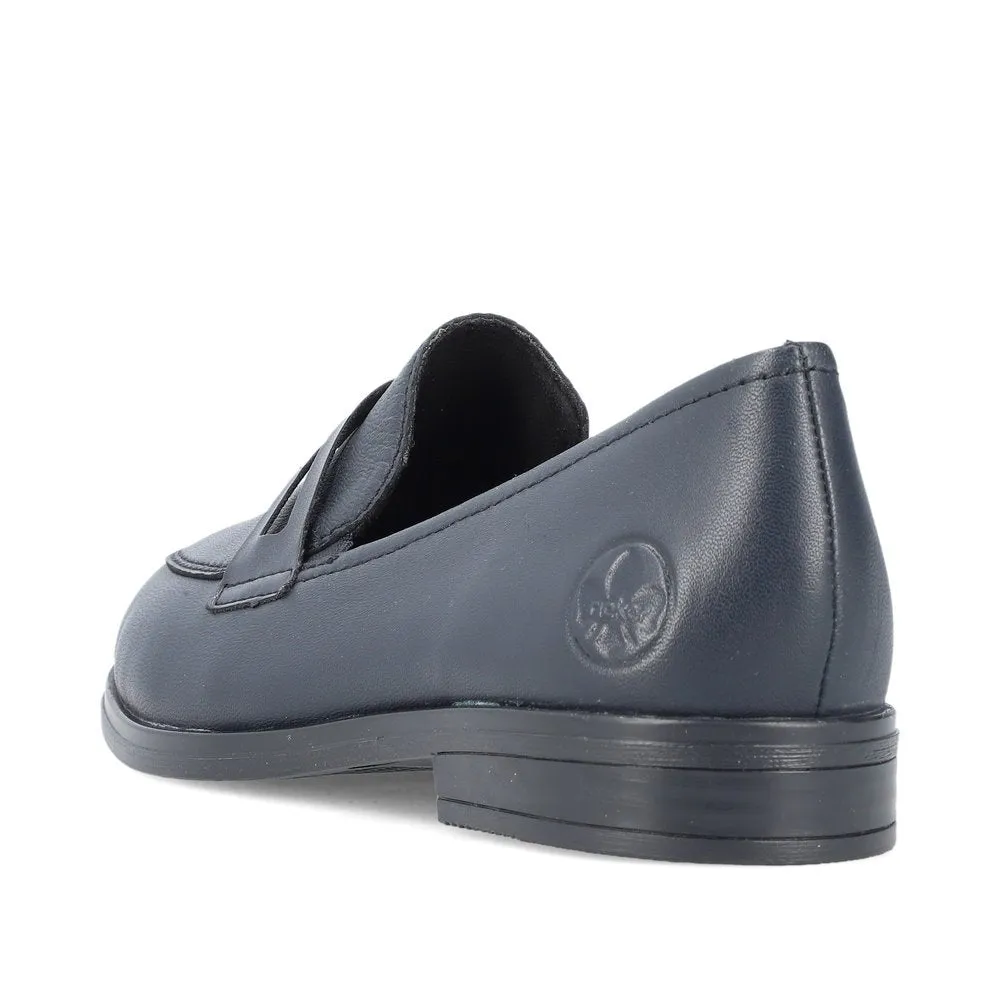 Rieker Schuhe 46260-14 Marineblau Schlupfschuh