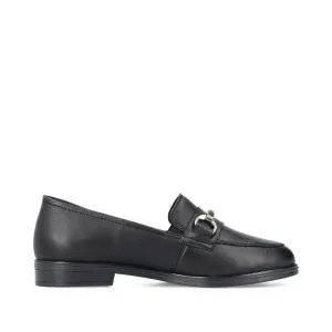 Rieker Schuhe 46262-01 Schwarzer Schlüpfer