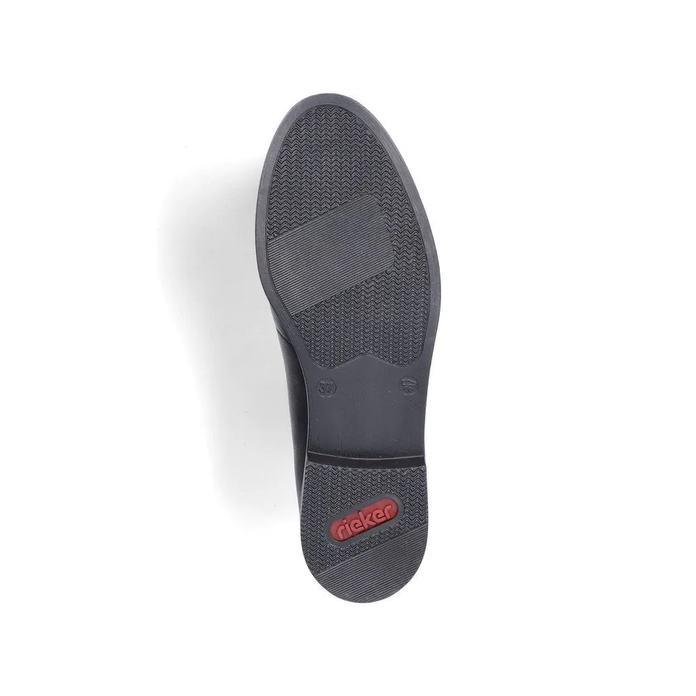 Rieker Schuhe 46262-01 Schwarzer Schlüpfer