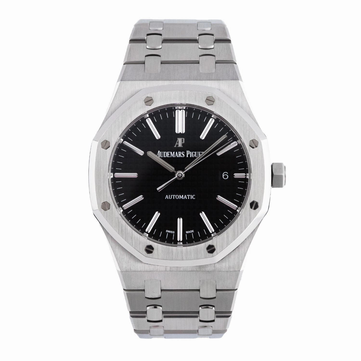 Royal Oak Black Dial 2016 - 15400ST.OO.1220ST.01