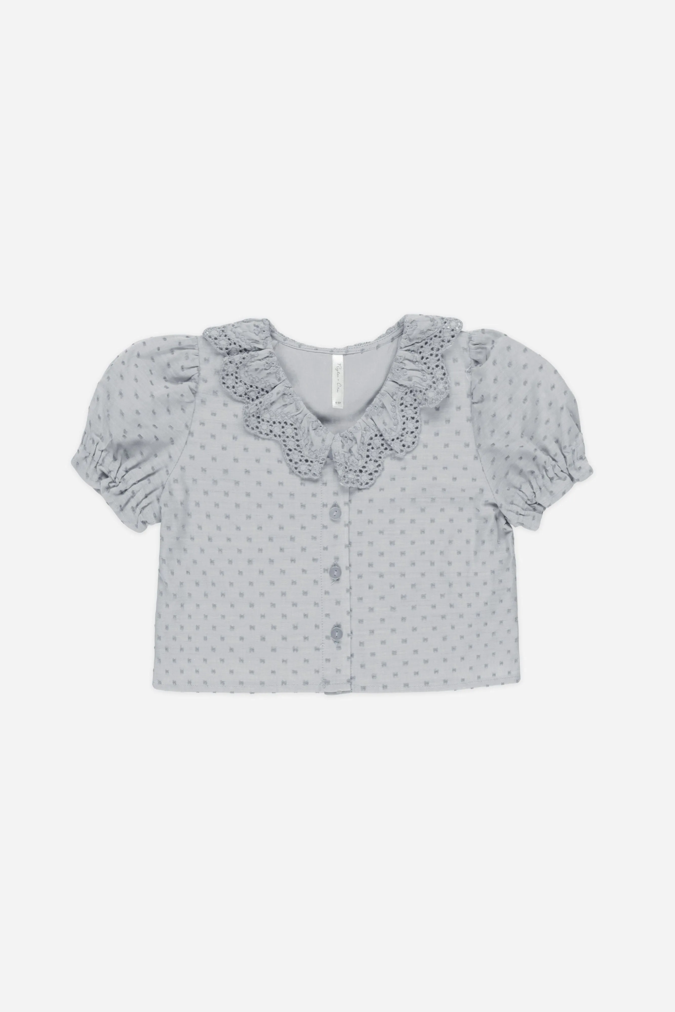 Rylee   Cru Babykids Bella Bluse | Staubiges Blau