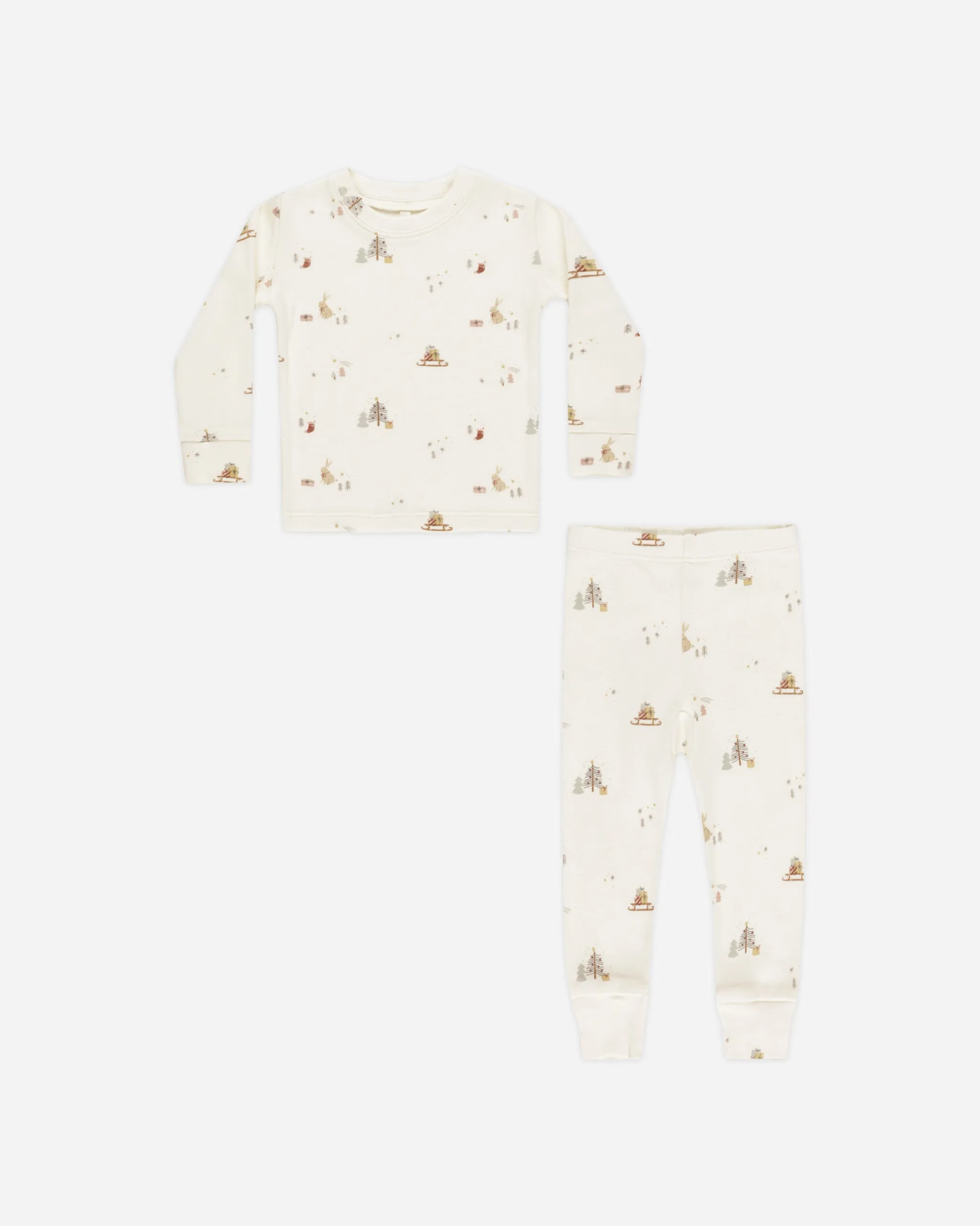 Rylee   Cru Bio-Langarm-Pyjama-Set für Babys und Kinder | Winterstadt
