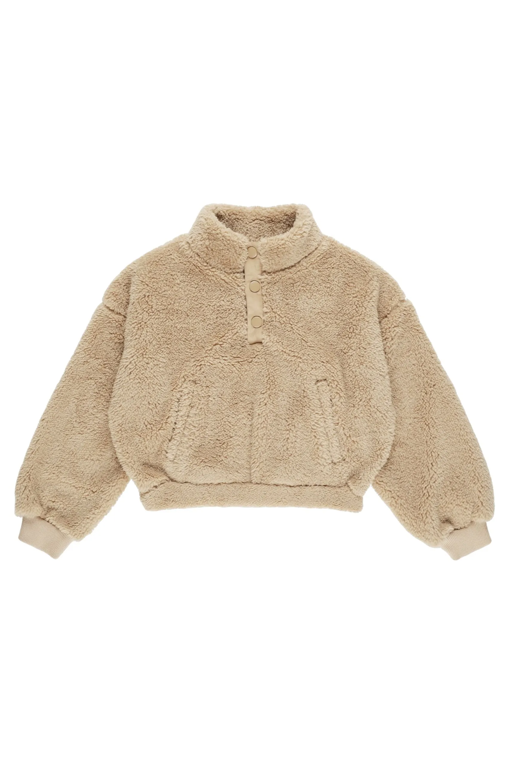 Rylee   Cru Babykids Viertelreissverschluss-Pullover | Gold