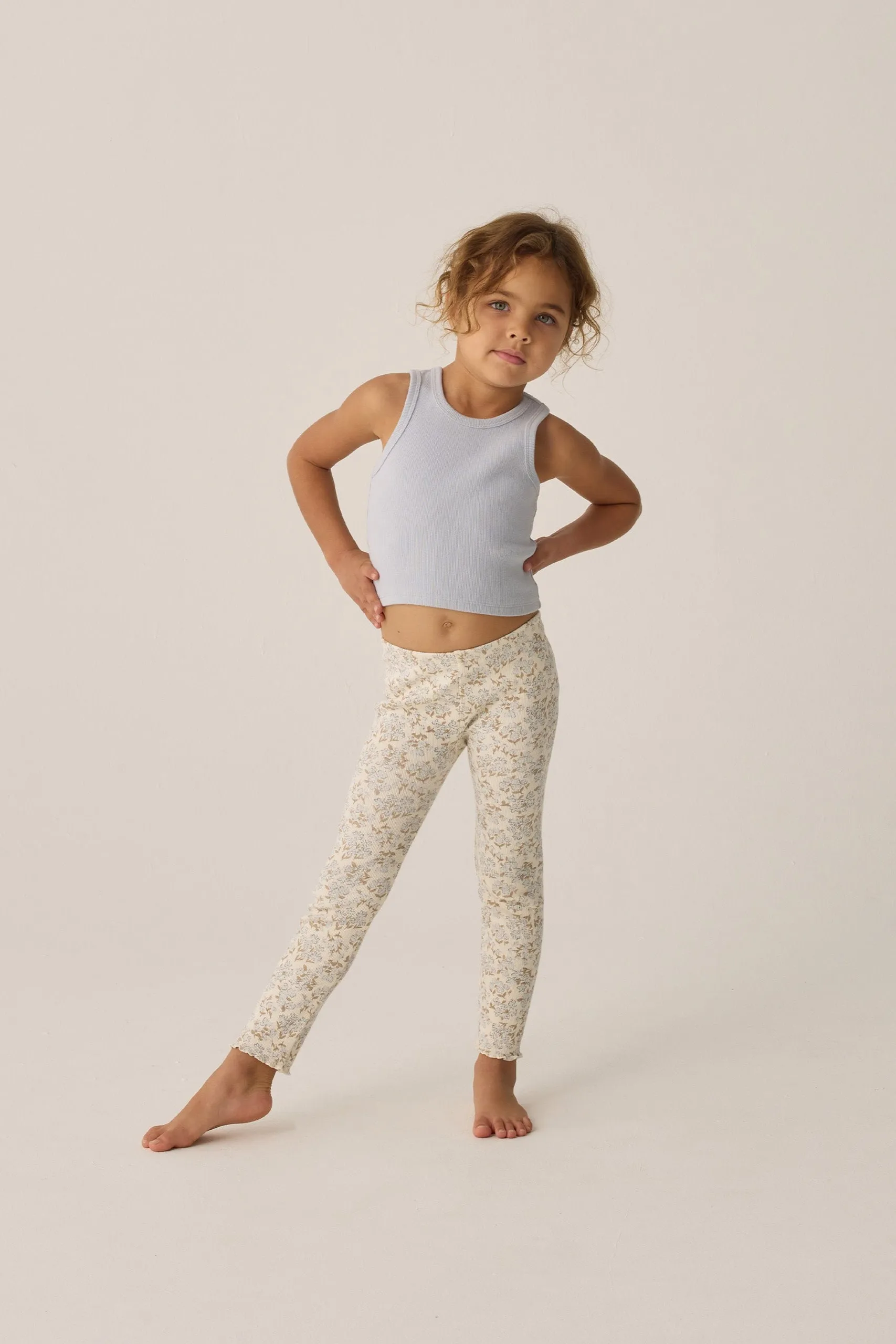 Rylee   Cru Babykids Rippen-Tank-Set | Muschel/ Hellblau