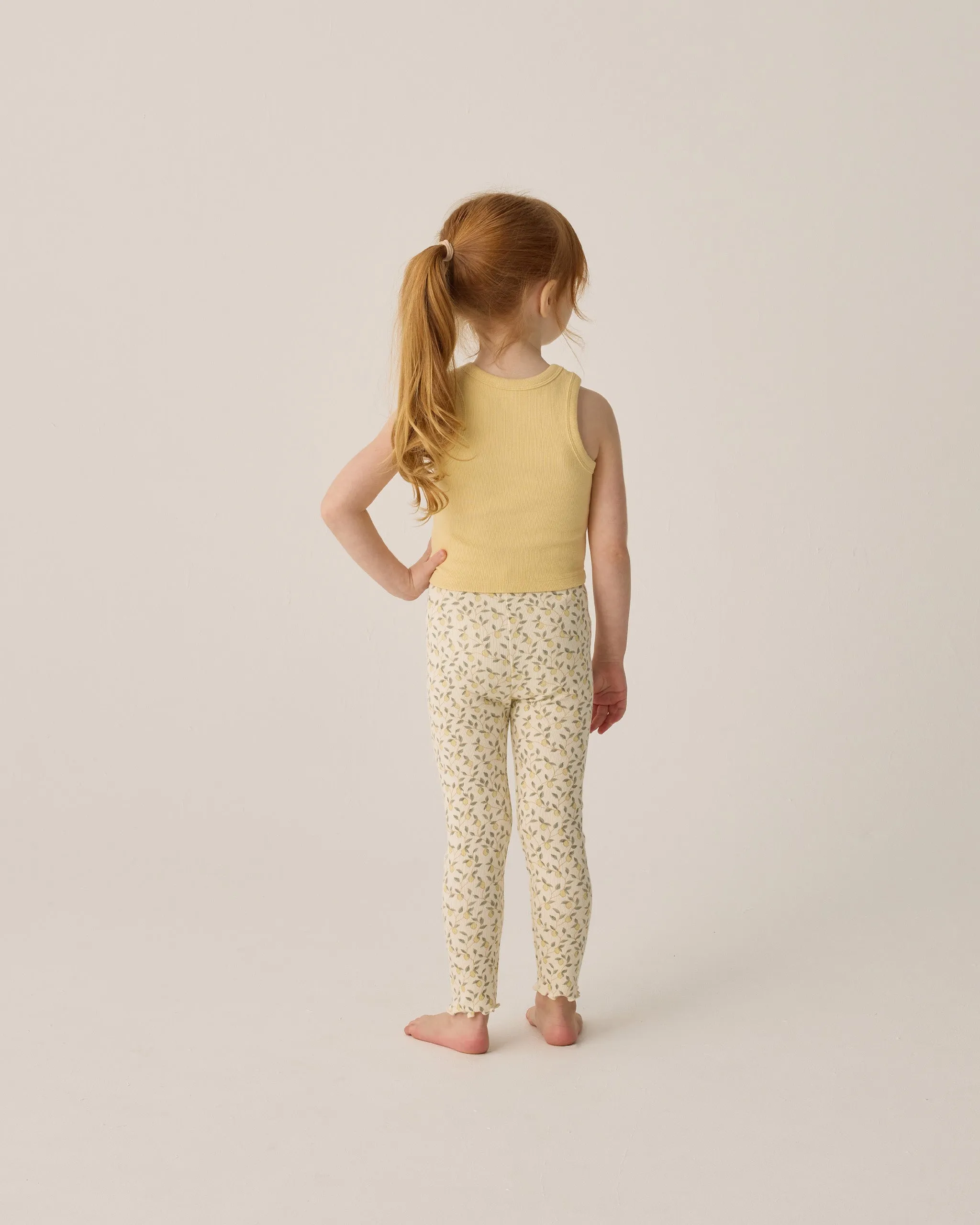 Rylee   Cru Babykids Rippen-Tank-Set | Gelb/Elfenbein