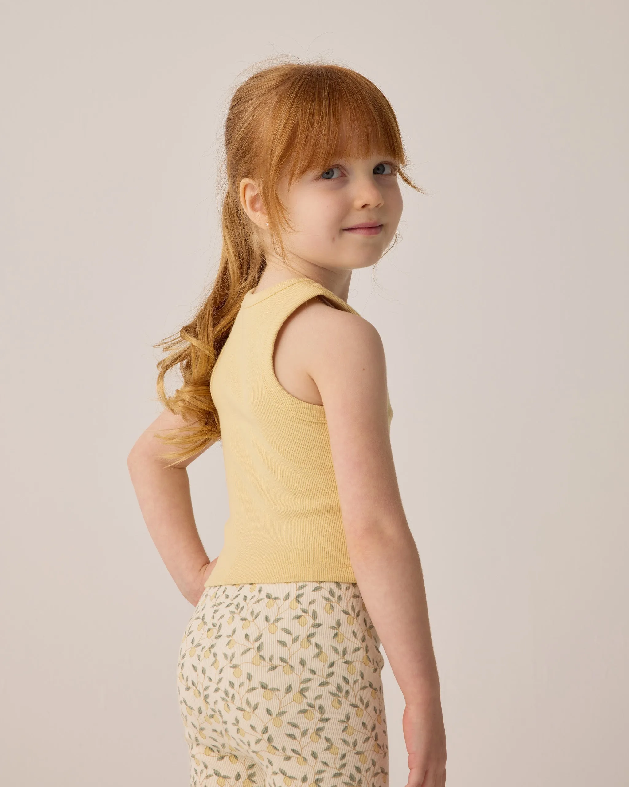 Rylee   Cru Babykids Rippen-Tank-Set | Gelb/Elfenbein