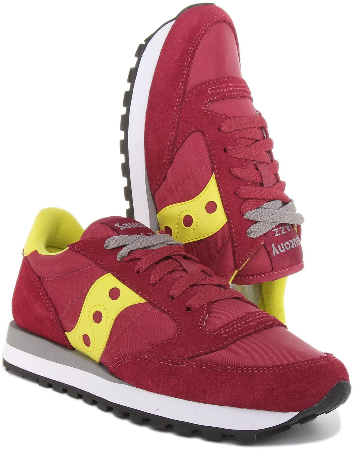 Saucony Jazz Originals In Weinrot Für Damen Schuhe Saucony