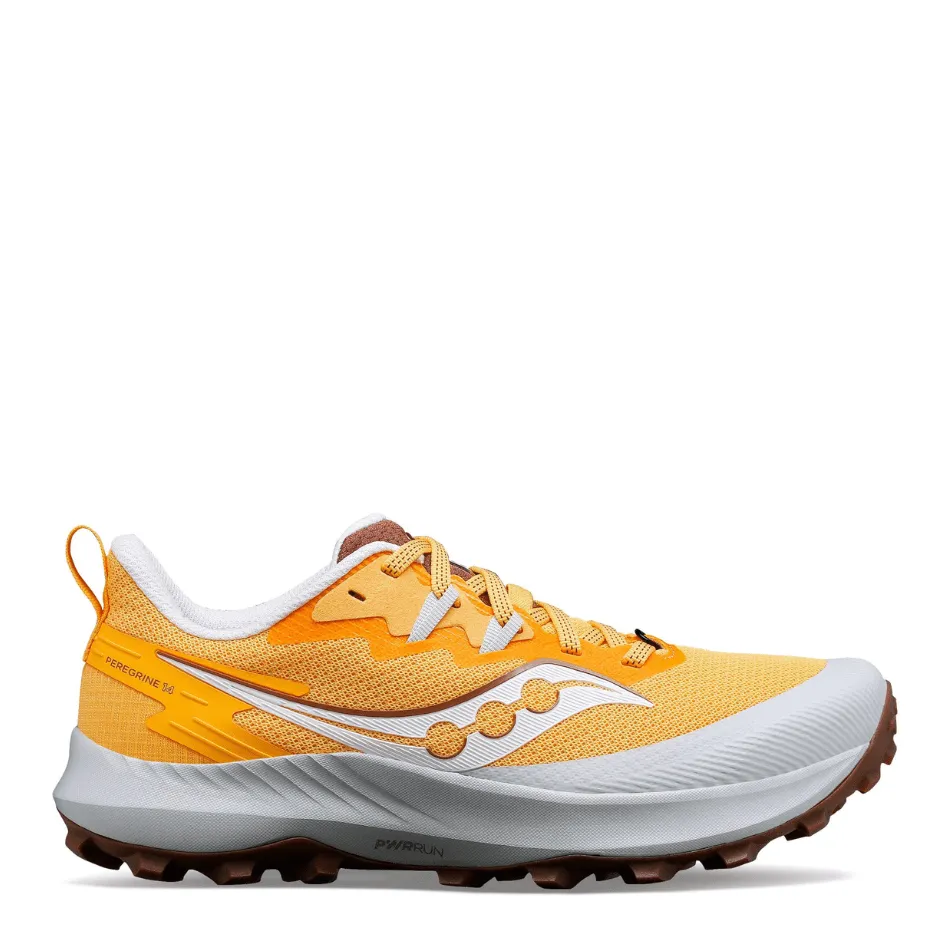 Saucony Damen Peregrine 14 Trailrunning-Schuhe in Flachs/Gewürznelke SS24 Schuhe_Saucony