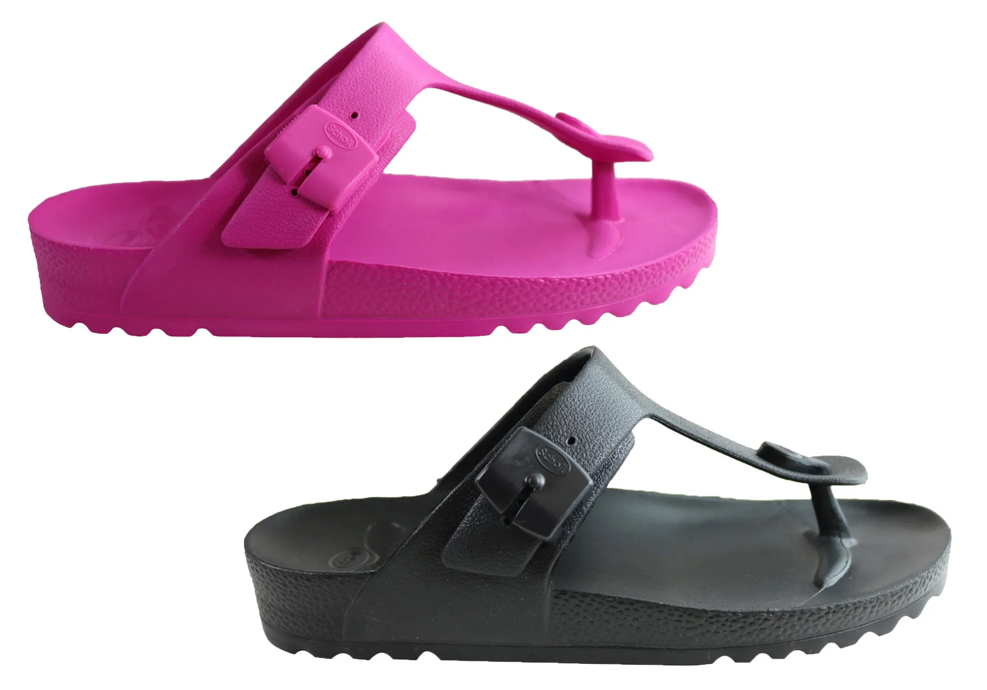 Scholl Bioprint Damen Bequeme Bahia Flip-Flops Sandalen Scholl Orthaheel Schuhe