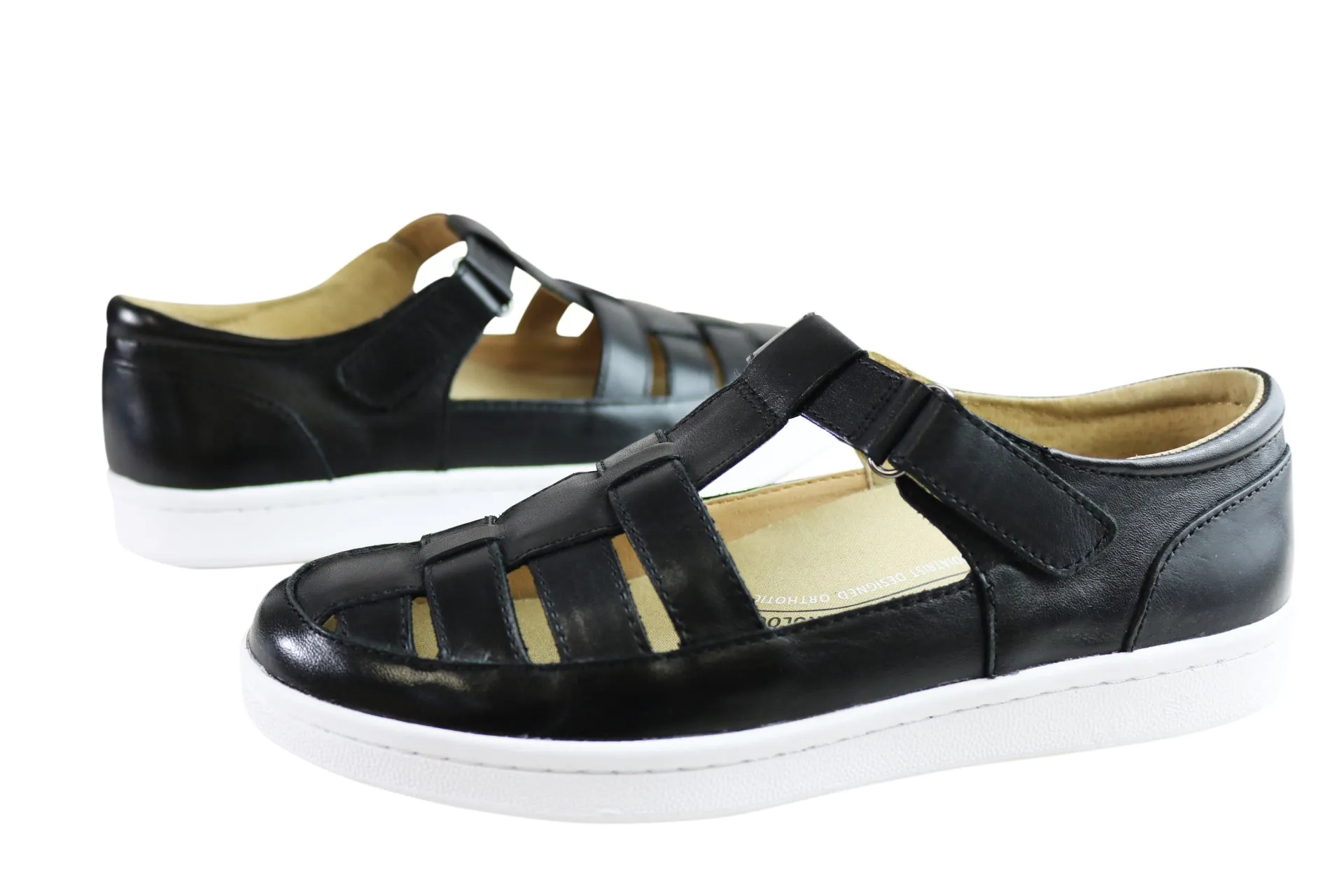 Scholl Orthaheel Razz Damen Bequeme Unterstützende Lederschuhe Scholl Orthaheel Schuhe