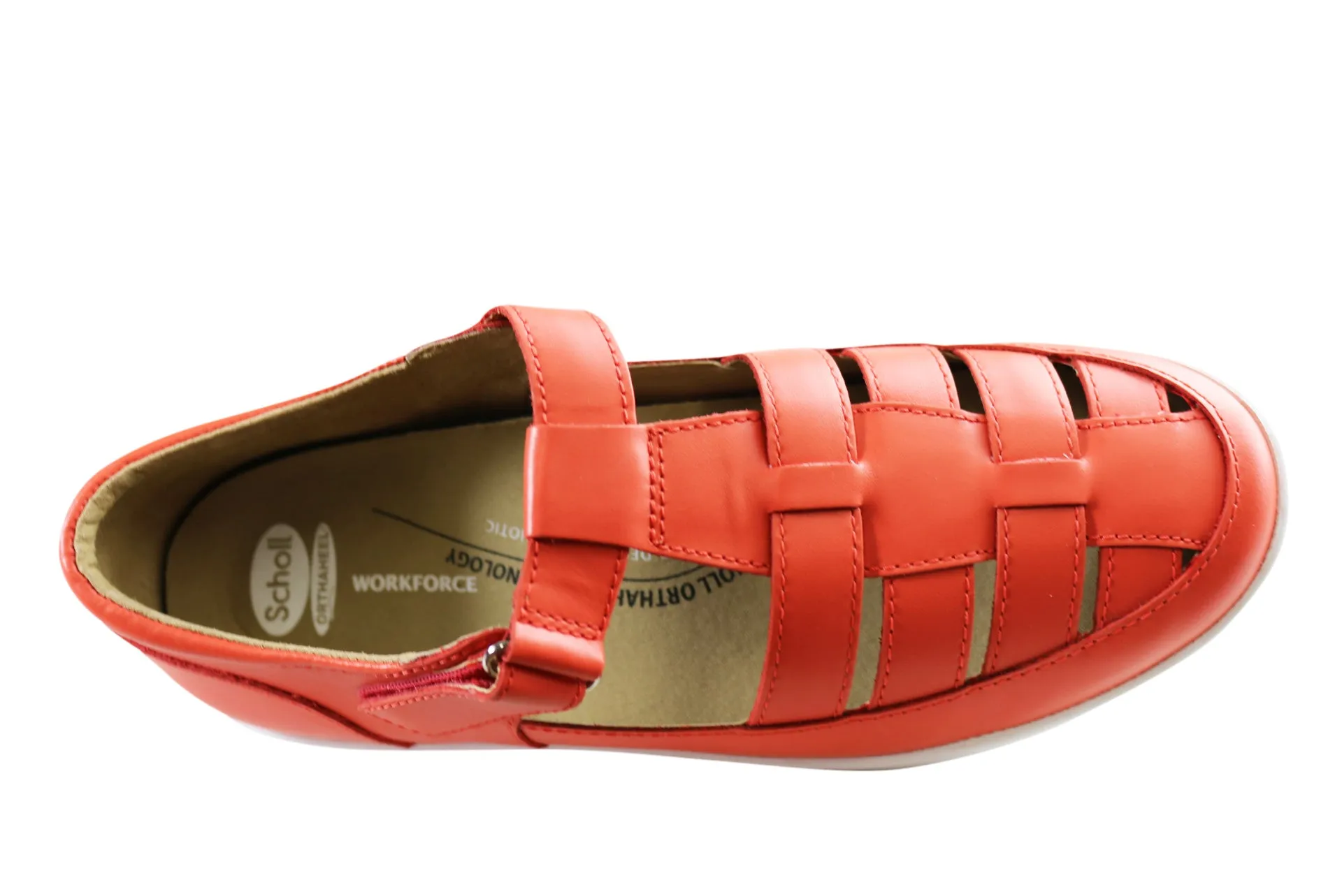 Scholl Orthaheel Razz Damen Bequeme Unterstützende Lederschuhe Scholl Orthaheel Schuhe