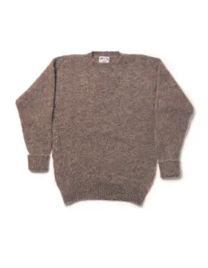 SHAGGY DOG PULLOVER BLAU ROST MIX - KLASSISCHE PASSFORM