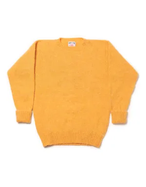 SHAGGY DOG PULLOVER KNALLGELB - KLASSISCHE PASSFORM