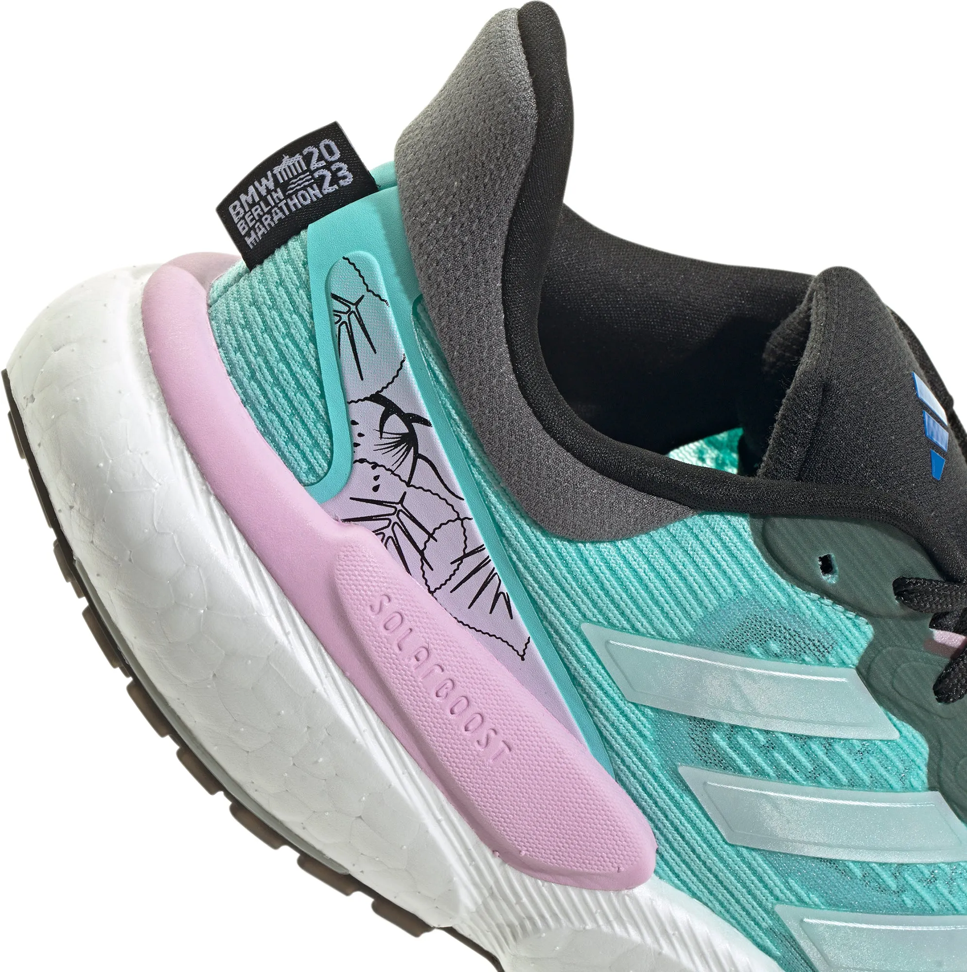 Schuhe Adidas Damen adidas Solar Boost 5 Laufschuhe für Damen - Blau