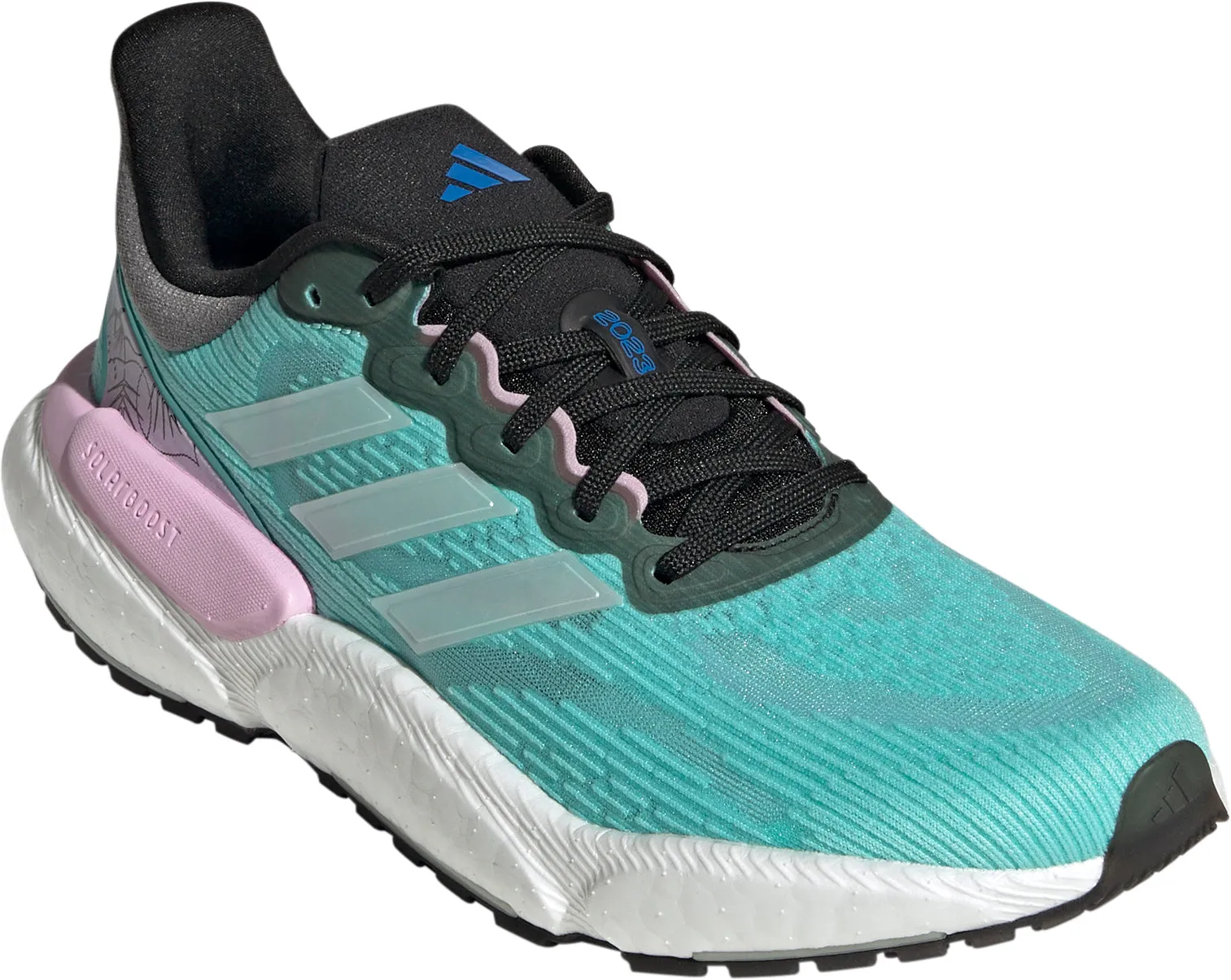 Schuhe Adidas Damen adidas Solar Boost 5 Laufschuhe für Damen - Blau