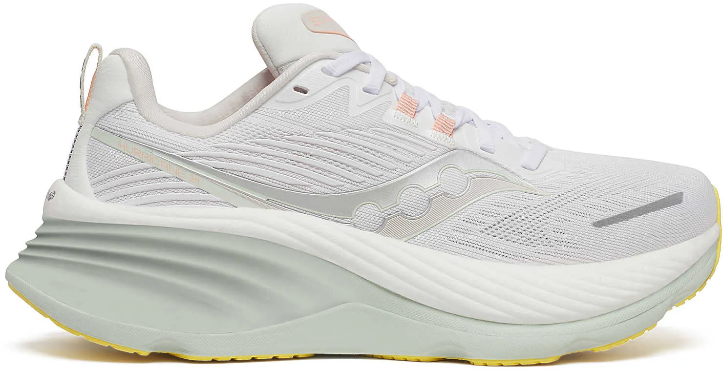 Saucony Hurricane 24 Damen Laufschuhe - Weiß