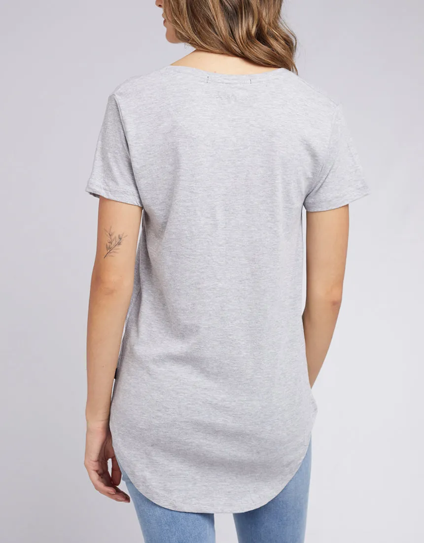 Silent Theory Marvelous T-Shirt Grau Meliert