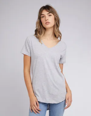 Silent Theory Marvelous T-Shirt Grau Meliert
