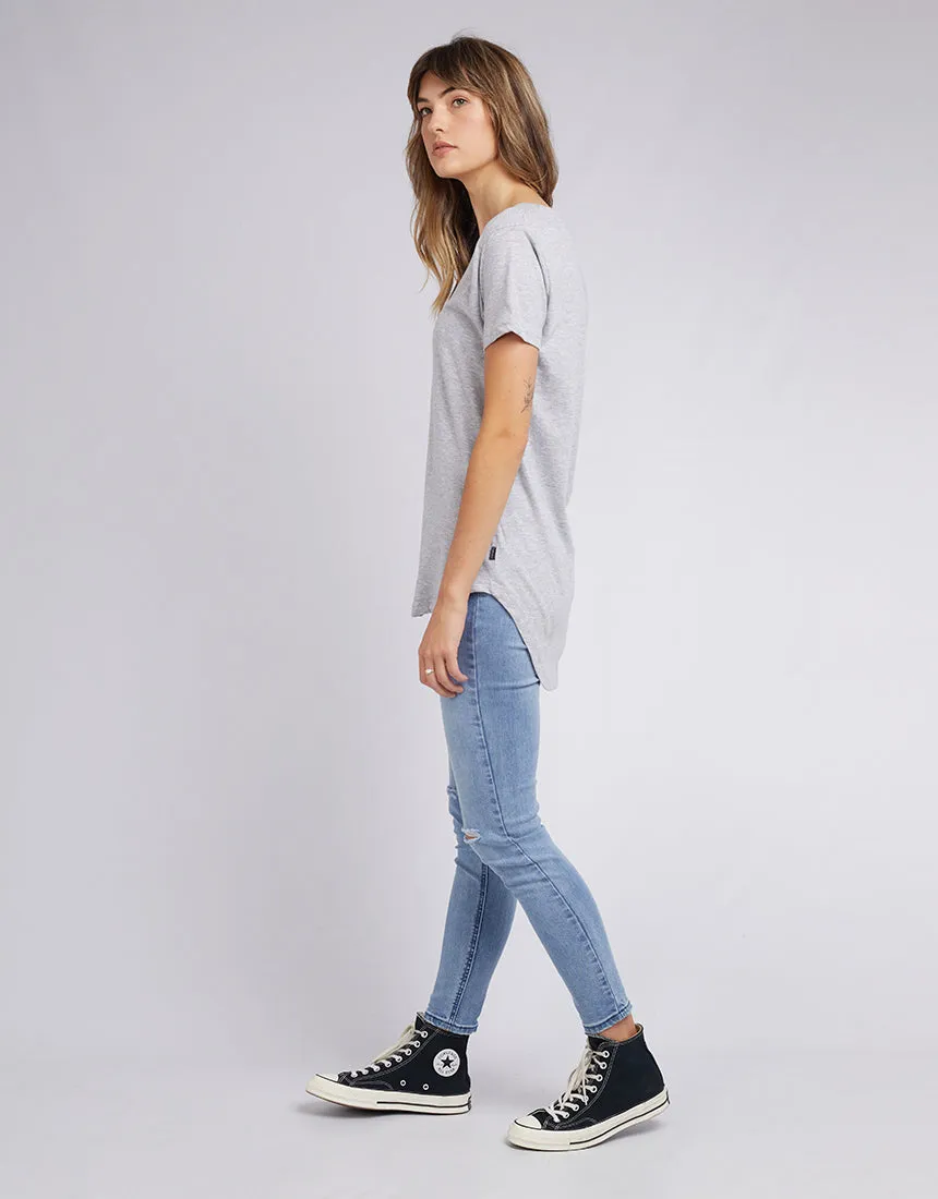 Silent Theory Marvelous T-Shirt Grau Meliert
